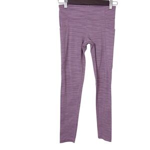 Athleta‎ Girl Stash Your Treasures Spacedye Tight Shadow Mauve Purple Size L/12